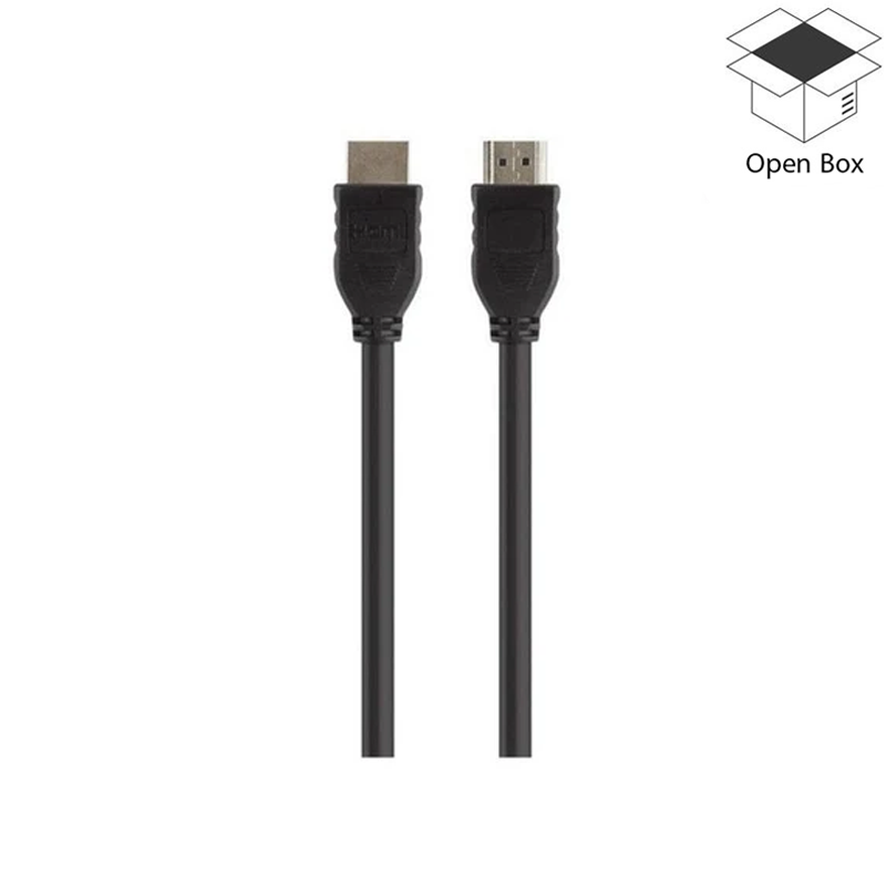 Belkin HDMI To HDMI Audio Video Cable, 3 M - Black - Open Box Belkin HDMI To HDMI Audio Video Cable, 3 M - Black - Open Box